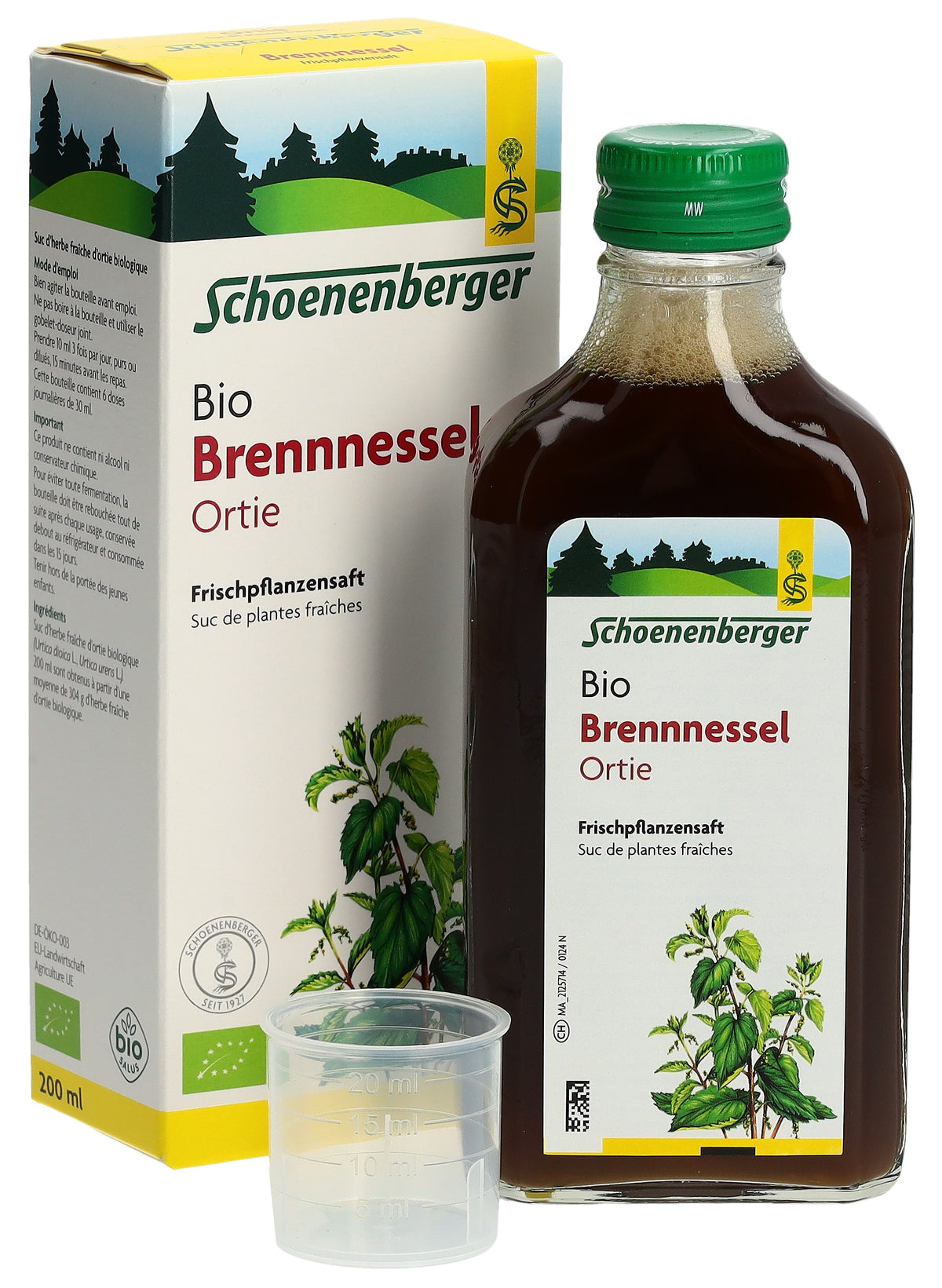 schoenenberger Brennnessel Frischpflanzensaft Bio (200ml)