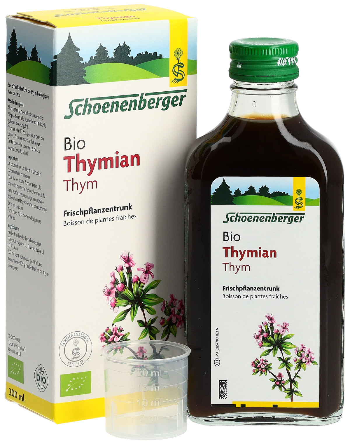 schoenenberger Thymian Frischpflanzentrunk Bio (200ml)