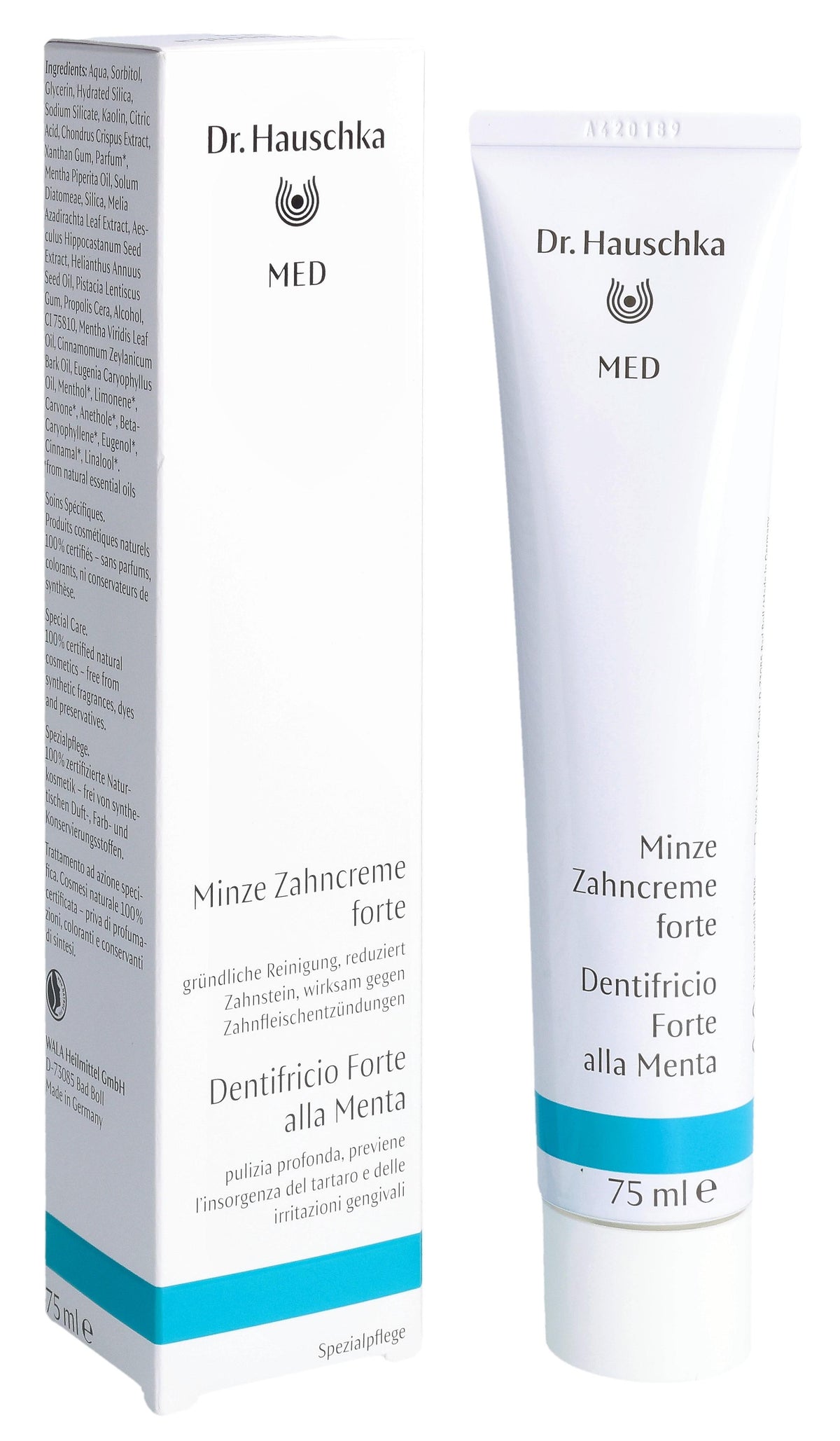 Dr. Hauschka Med Dentifricio Menta forte (75ml)