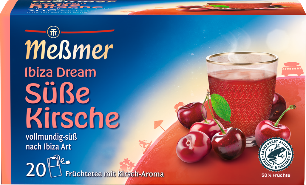 Messmer Früchtetee Ibiza Dream Süsse Kirsche (20 Beutel)