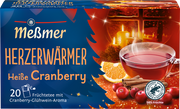 Messmer Früchtetee Herzerwärmer Cranberry (20 Beutel)