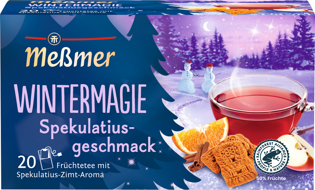 Messmer Früchtetee Wintermagie Spekulatius (20 Beutel)