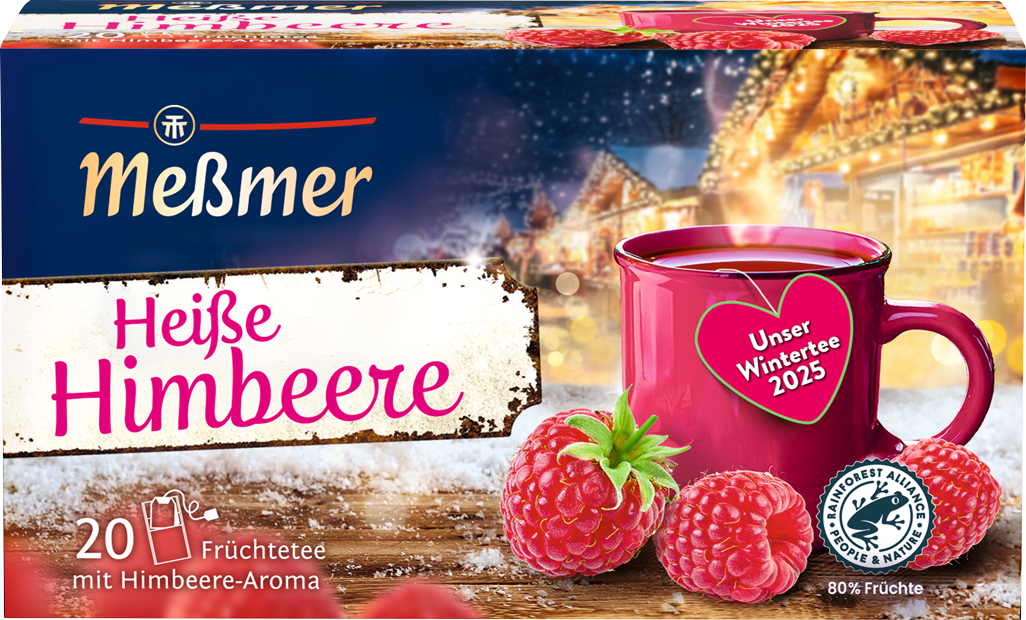 Messmer Früchtetee Heisse Himbeere (20 Beutel)