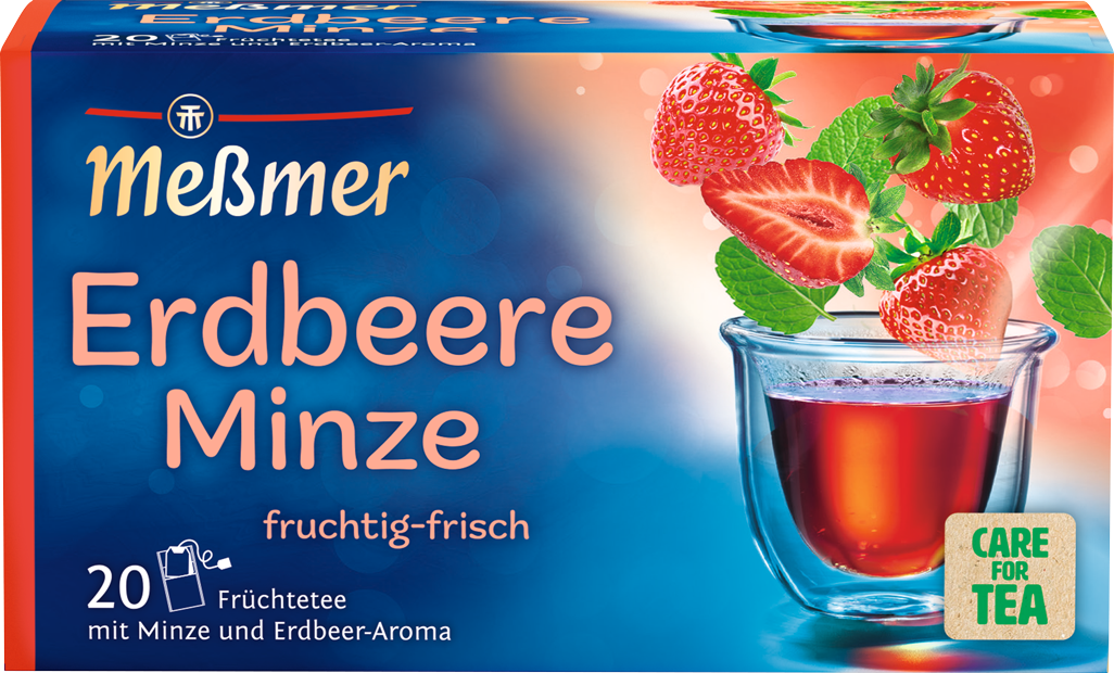 Messmer Früchtetee Erdbeere-Minze (20 Beutel)