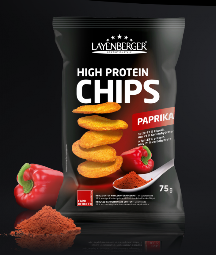 Layenberger Chips High-Protein Paprika (75g)