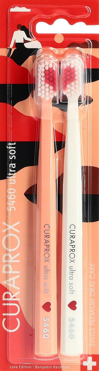 Curaprox CS 5460 ultra soft Duo Love Edition 2025 brosses à dents (2 pces)