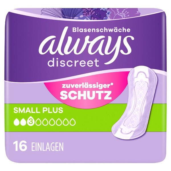 Always Discreet Pads Small Plus (16 pcs)