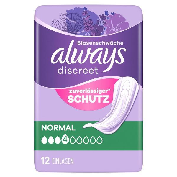 Always Discreet Einlagen Normal (12 Stk)