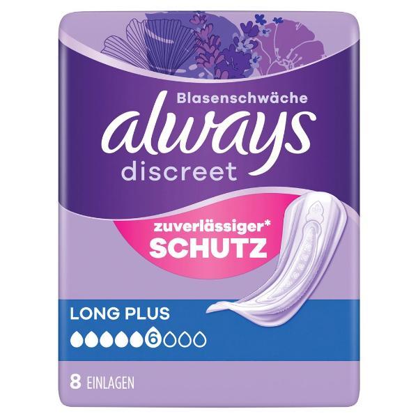 Always Discreet Pads Long Plus (8 pcs)