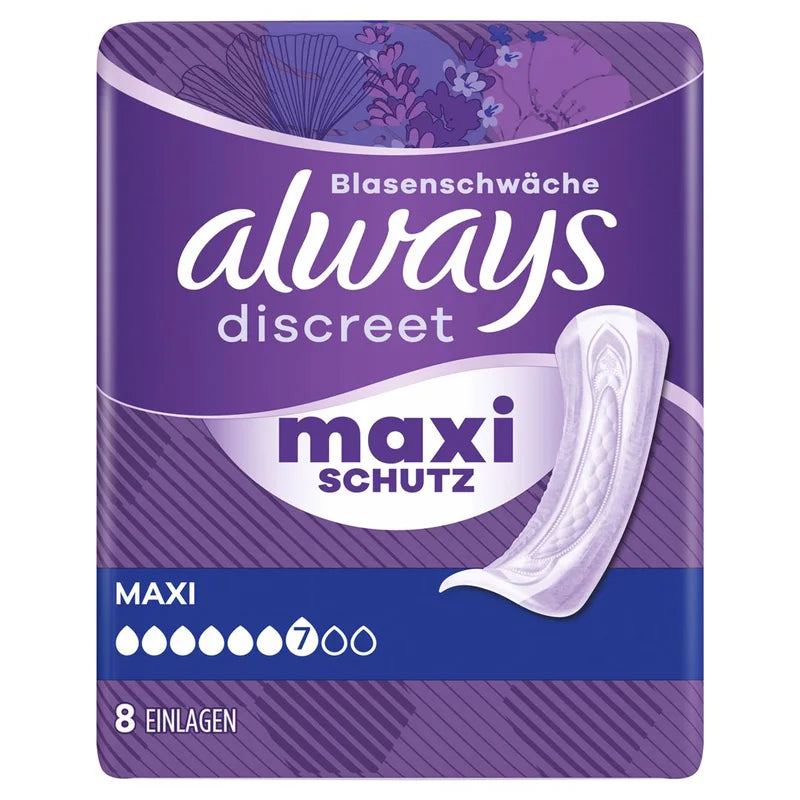 Always Discreet Inkontinenz Einlagen Maxi Tag (8 Stk)