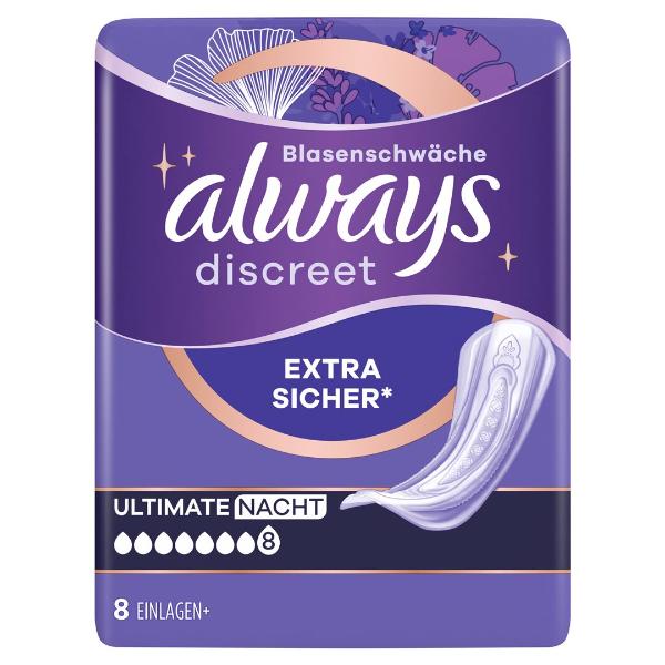 Always Discreet Pads Maxi Night (8 pcs)