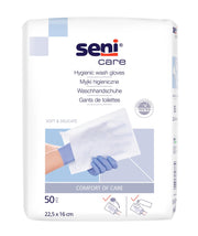 Seni Care Waschhandschuhe unfoliert (50 Stk)