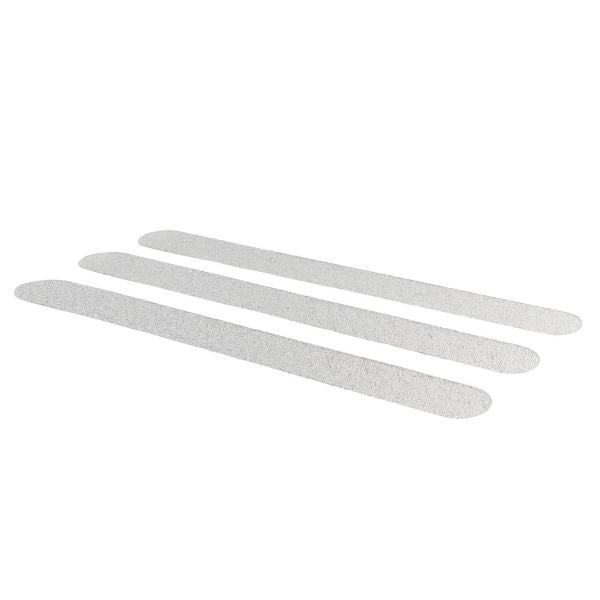 Secucare Adesivi antiscivolo, 24.5x2.5cm, semitrasparenti (12 pz)