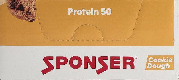 Sponser Protein 50 Cookie Dough Barretta (20 x 50g)