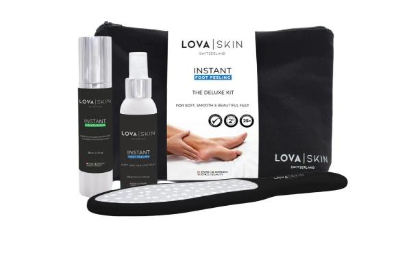 LOVASKIN Instant Foot Peel Deluxe Kit noir (100ml)