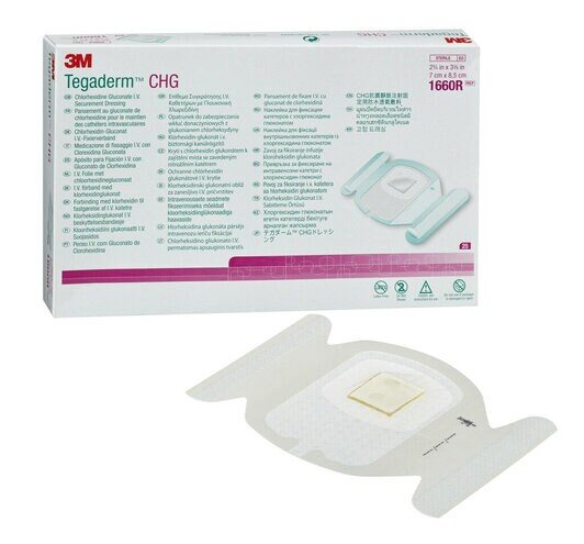 3M Tegaderm CHG Fixierverband 7cm x 8,5cm (25 Stk)