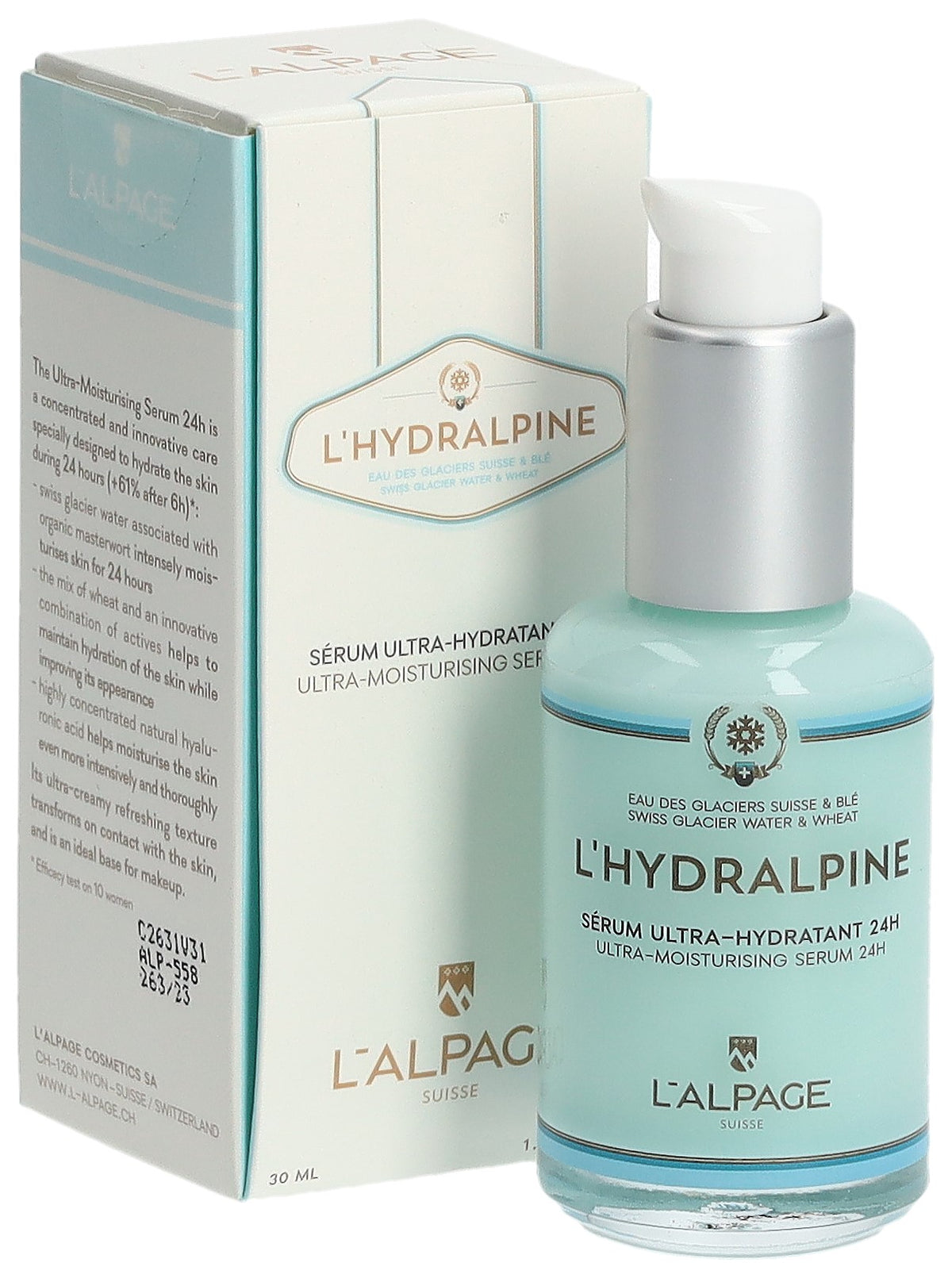L'ALPAGE L'Hydralpine Ultra-Feuchtigkeitsserum 24h (30ml)