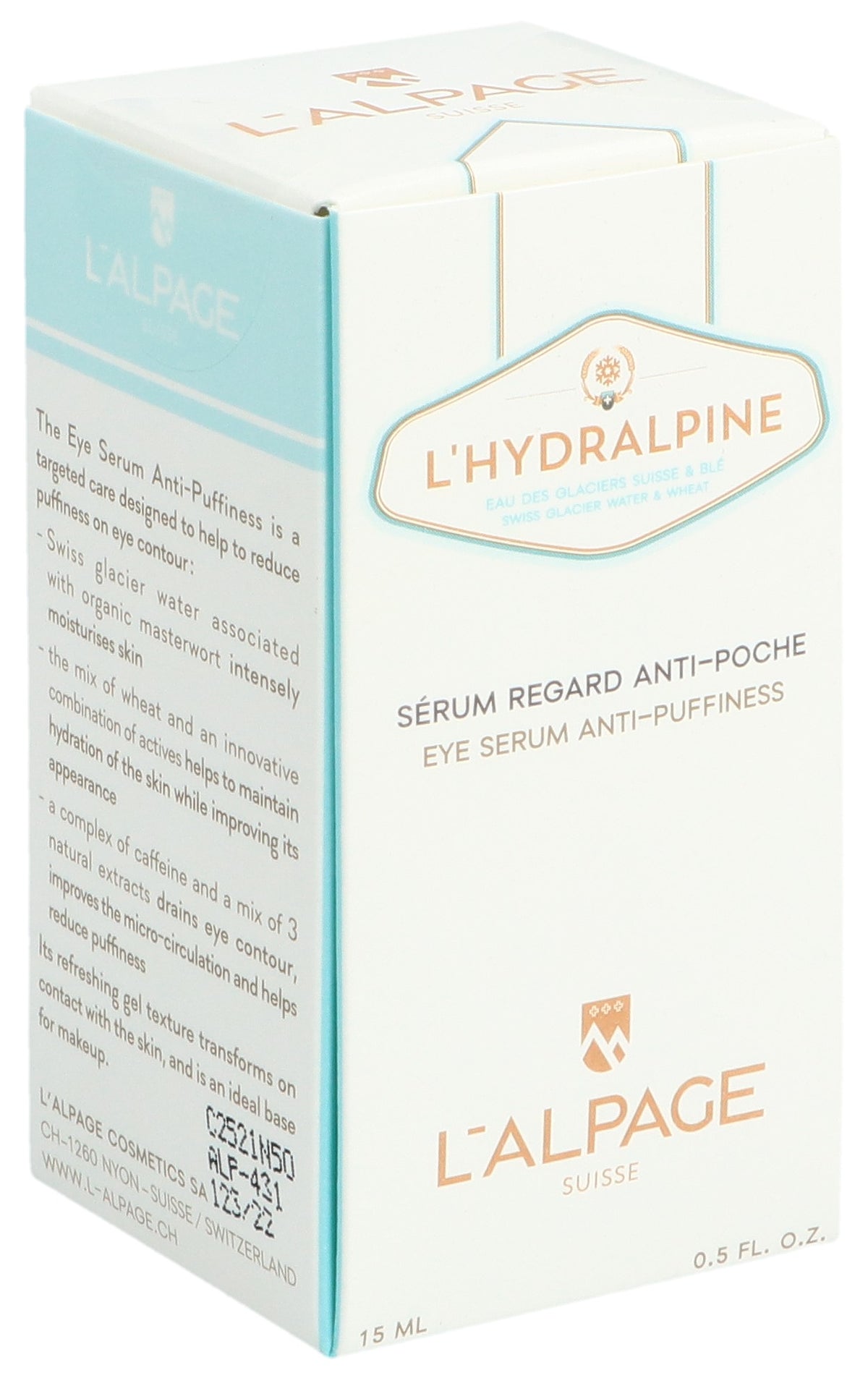 L'ALPAGE L'Hydralpine Siero Contorno Occhi Anti-Borse (15ml)
