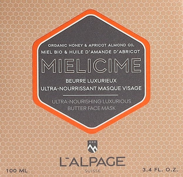 L'ALPAGE Mielicime Masque Visage Beurre Ultra-Nourrissant (100ml)