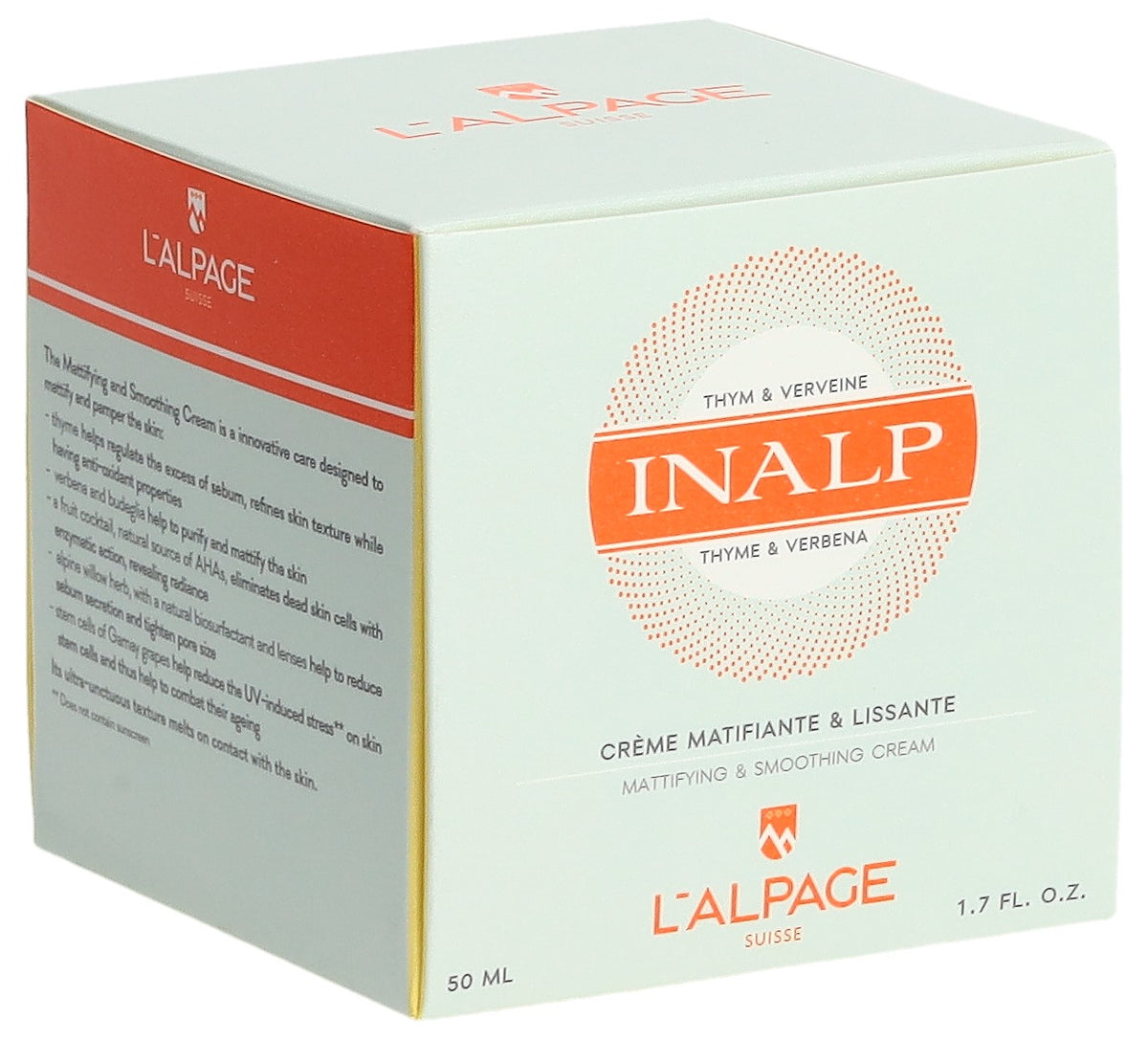 L'ALPAGE Inalp Mattifying & Smoothing Cream (50ml)