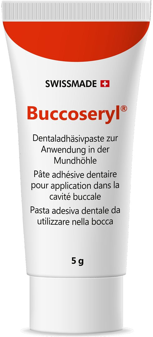 Buccoseryl Pasta adesiva dentale (5g)