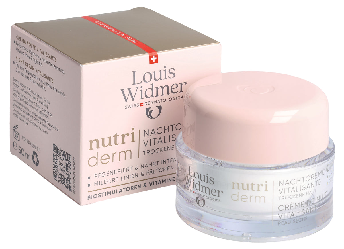 Louis Widmer Nutriderm Nachtcreme Vitalisante parfümiert (50ml)