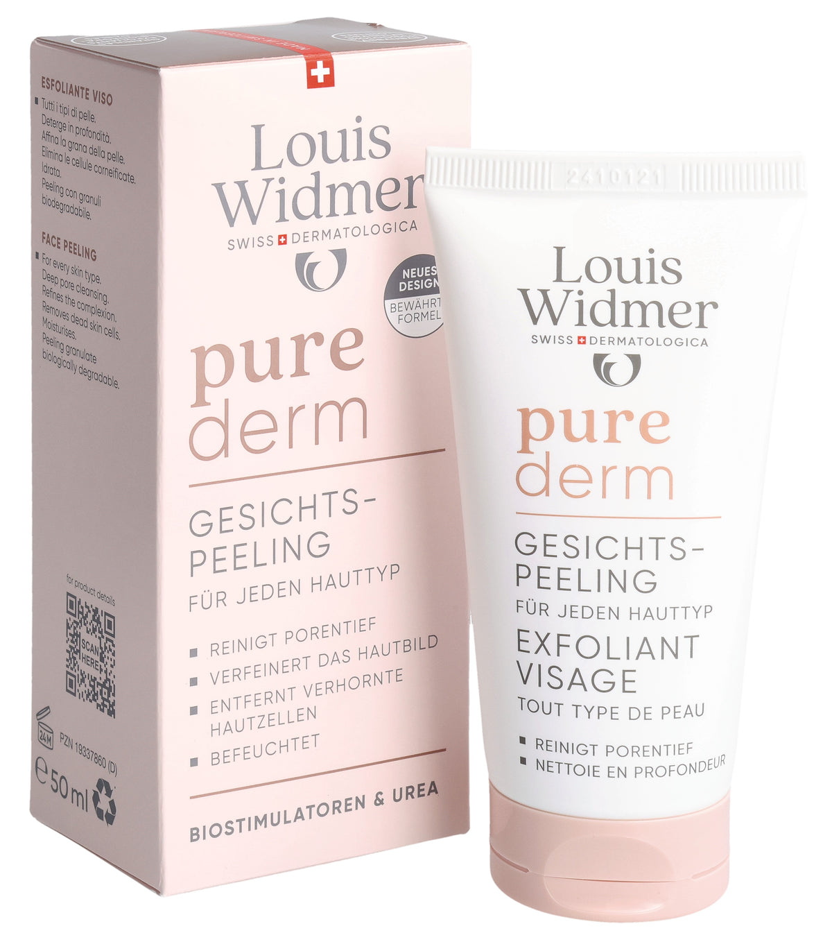 Louis Widmer Purederm Gesichtspeeling parfümiert (50ml)