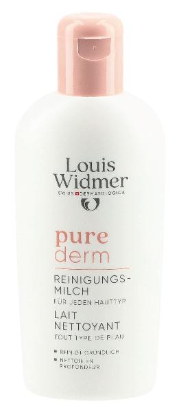 Louis Widmer Purederm Reinigungsmilch ohne Parfum (200ml)