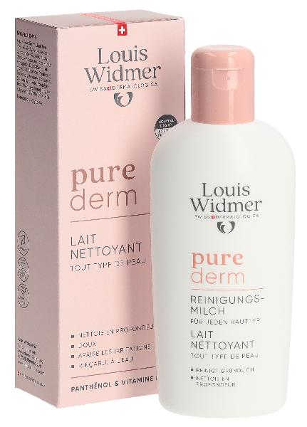 Louis Widmer Purederm Reinigungsmilch ohne Parfum (200ml)