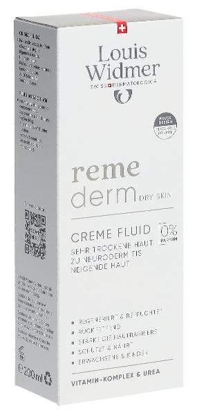 Louis Widmer Remederm Creme Fluide ohne Parfum (200ml)