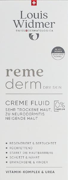 Louis Widmer Remederm Creme Fluide ohne Parfum (200ml)
