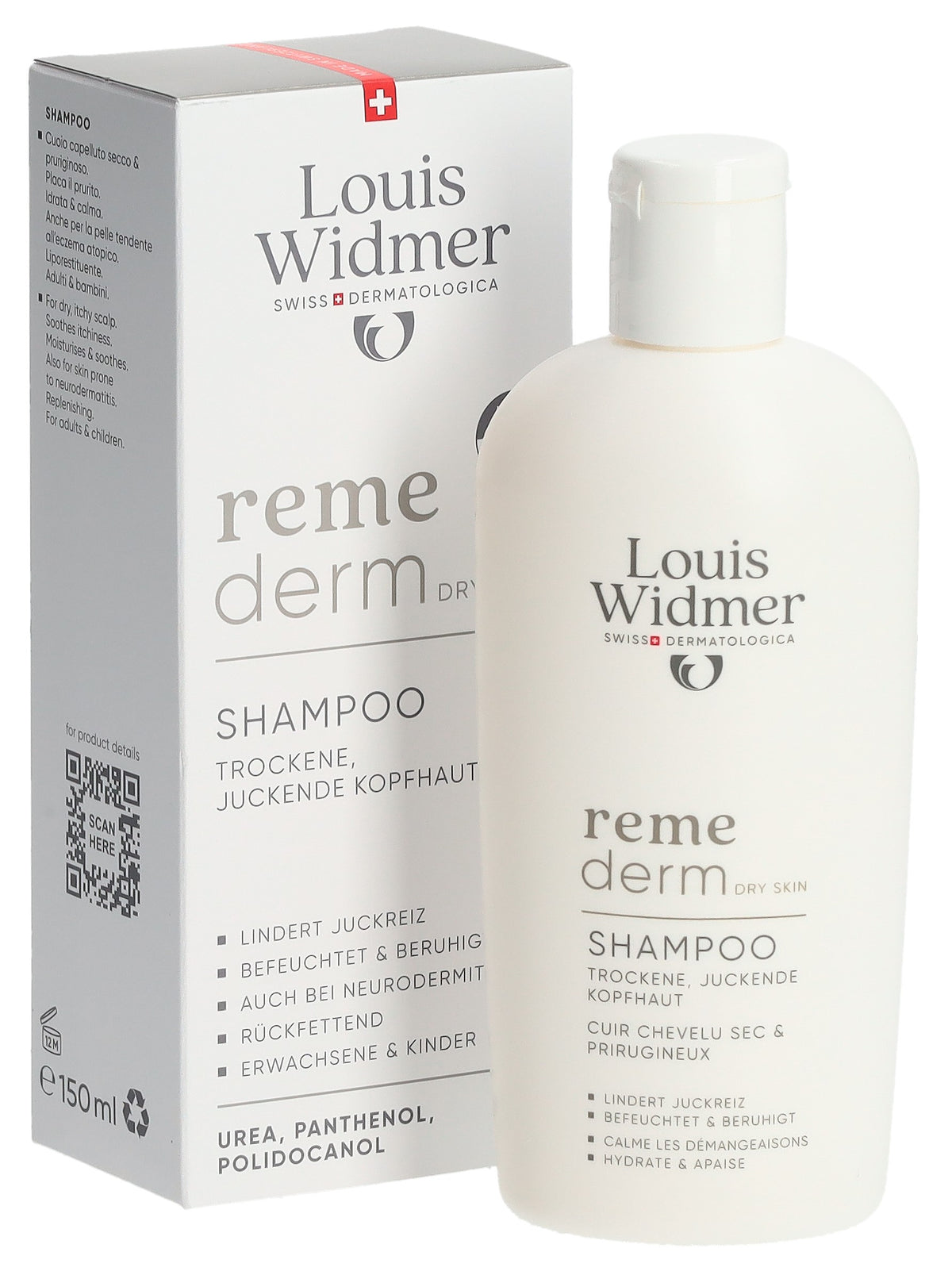 Louis Widmer Remederm Shampoo parfümiert (150ml)