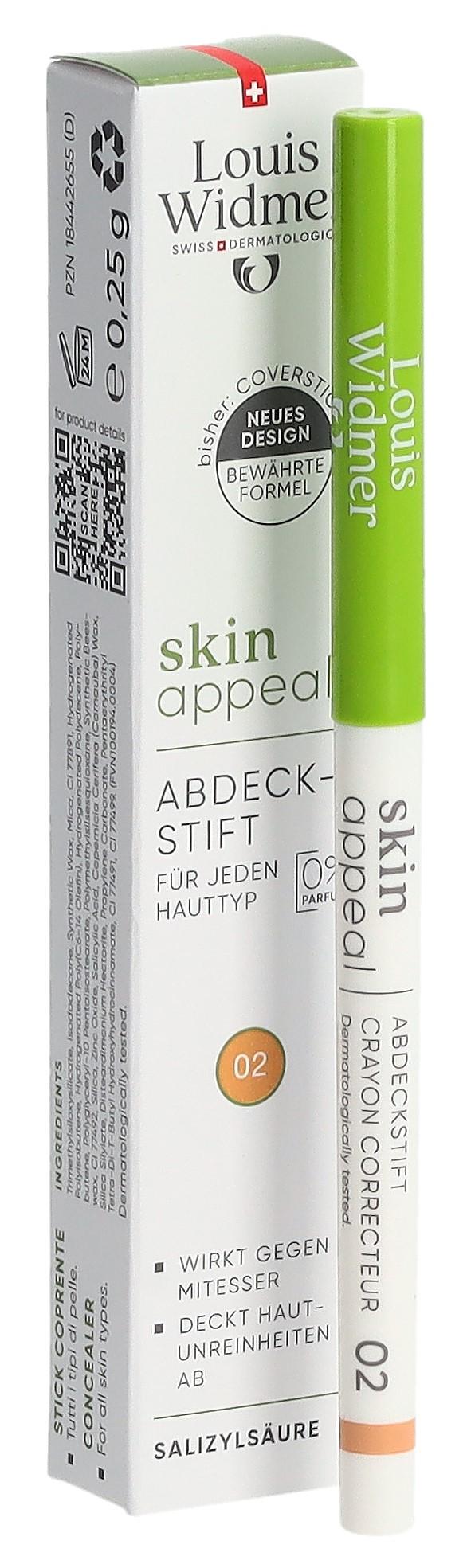 Louis Widmer Skin Appeal Abdeckstift Farbton 02 (0.25g)