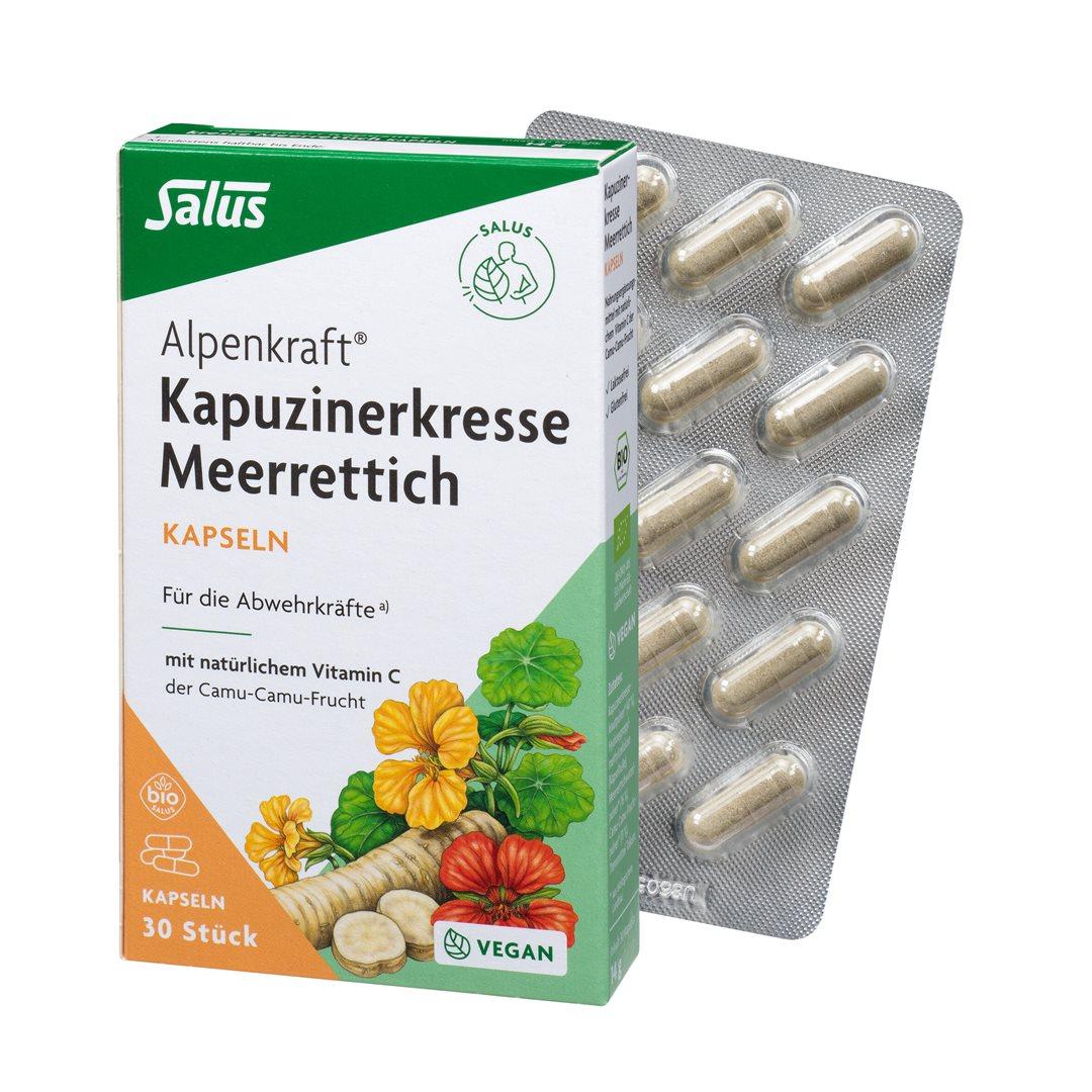 Salus Alpenkraft Kapuzinerkresse Meerrettich Kapseln (30 Stk)