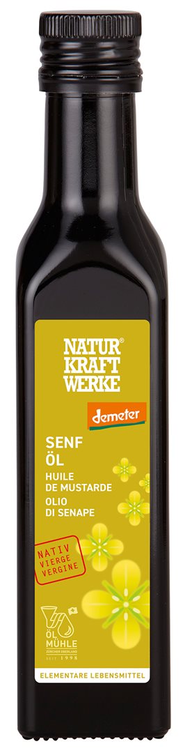 Naturkraftwerke Senföl nativ Demeter (250ml)