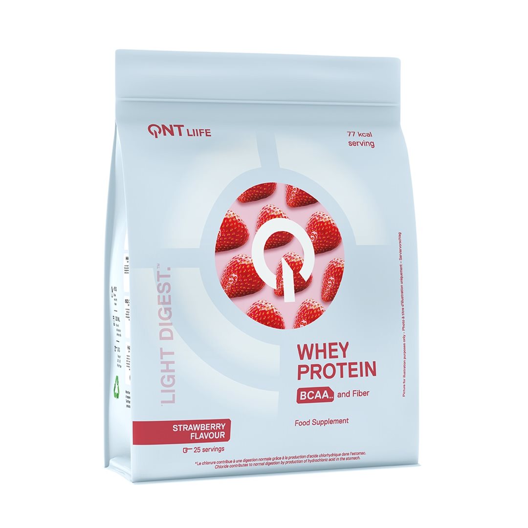 QNT Light Digest Proteinpulver Strawberry (500g)
