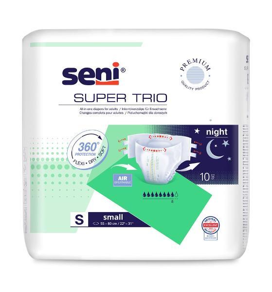 Super Seni Trio Windelhosen, Grösse S (10 Stk)