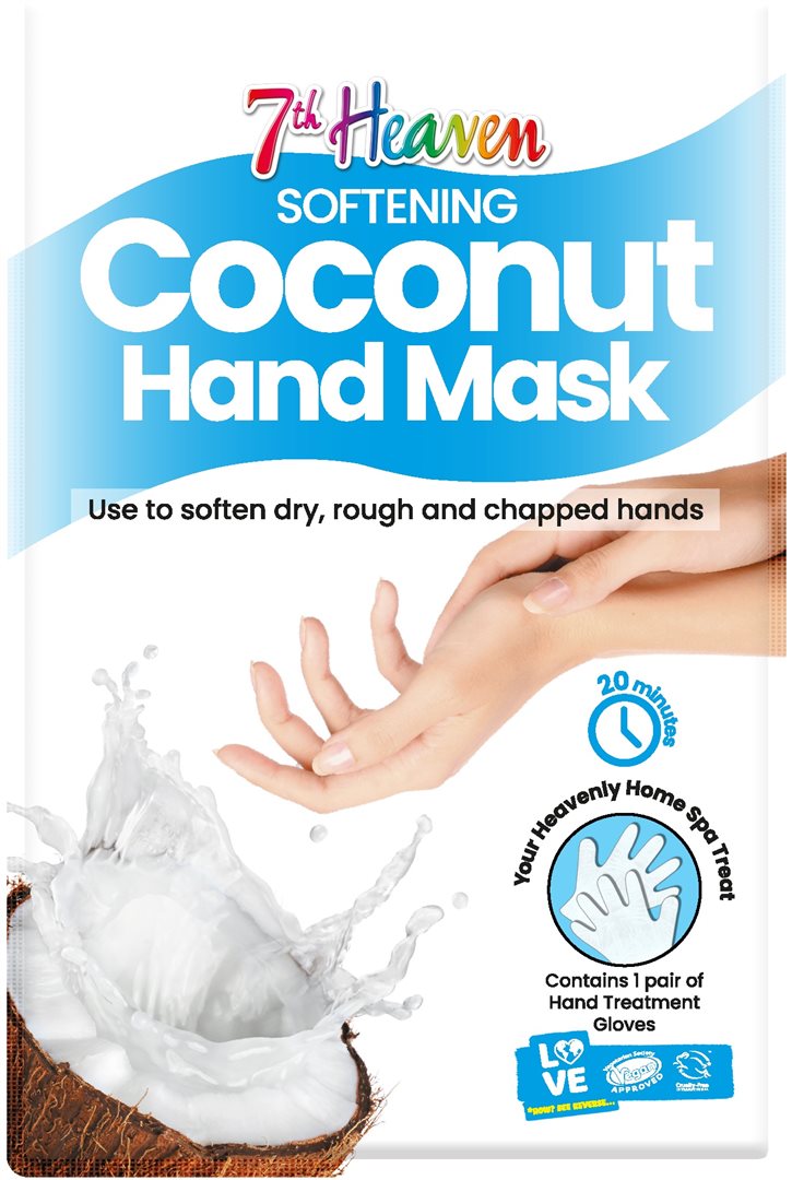 7th Heaven Hand Mask Coconut Handmaske (1 Paar)