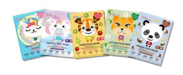 7th Heaven Geschenkset Go Wild Animal Sheet Masks (5 Stk)