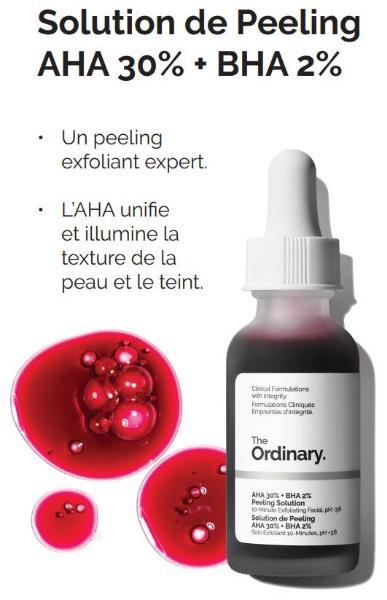 The Ordinary AHA 30% + BHA 2% Peeling Solution (30ml)