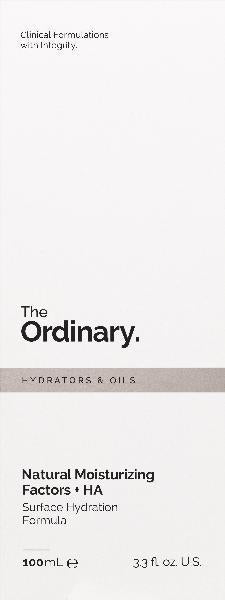 The Ordinary Natural Moisturizing Factors + HA Crème hydratante (100ml)