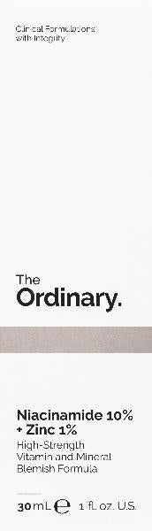 The Ordinary Niacinamide 10% + Zinc 1% Sérum (30ml)