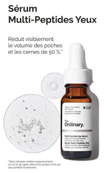 The Ordinary Multi-Peptide Sérum contour des yeux (15ml)