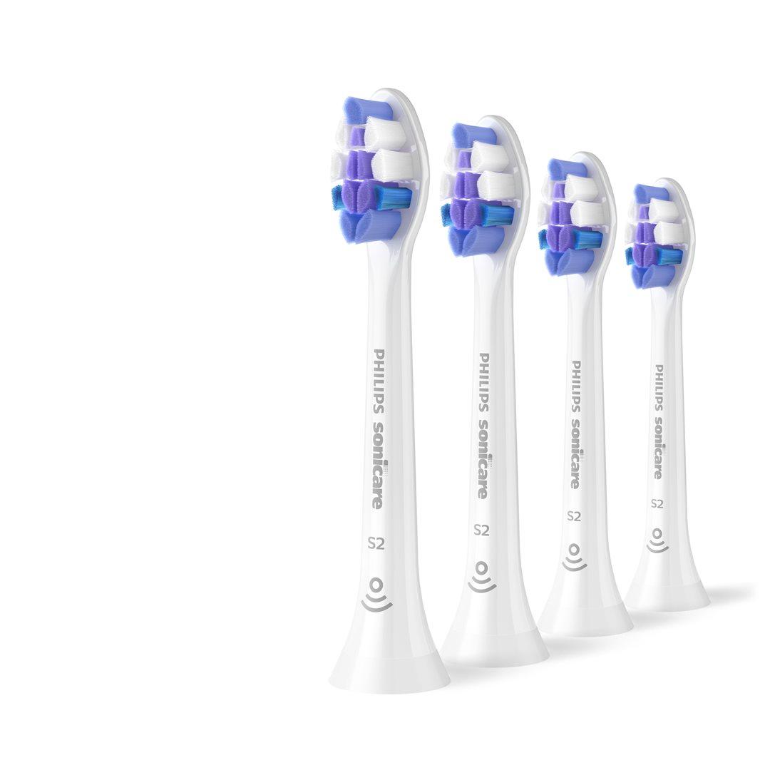 Philips Sonicare S2 Sensitive Aufsteckbürsten weiss (4 Stk)
