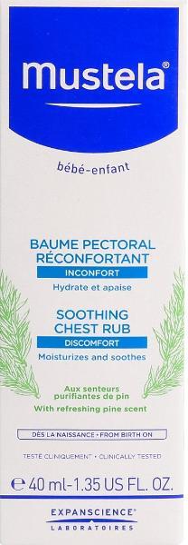 Mustela Soothing Chest Balm (40ml)