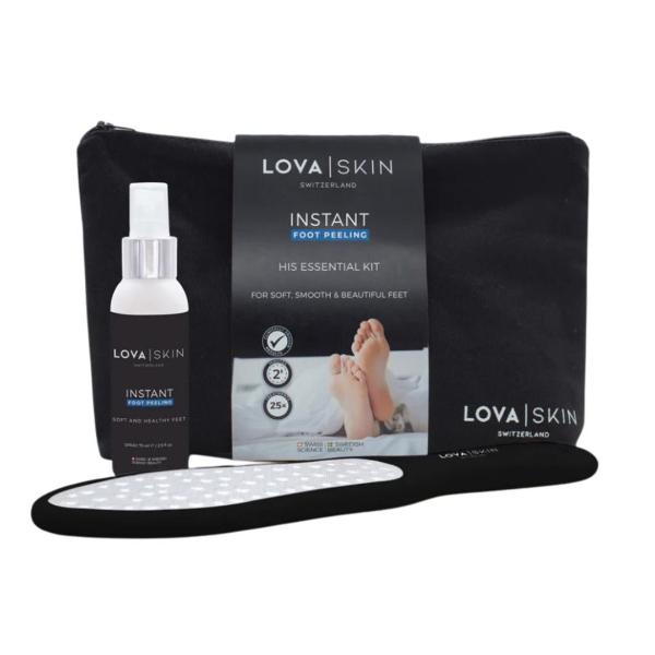 LOVASKIN Instant Fusspeeling Essential Kit schwarz (100ml)