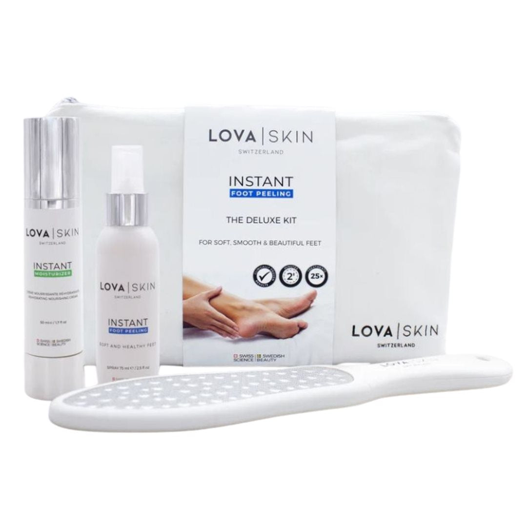 LOVA SKIN Instant Fusspeeling Deluxe Kit weiss (1 Set)