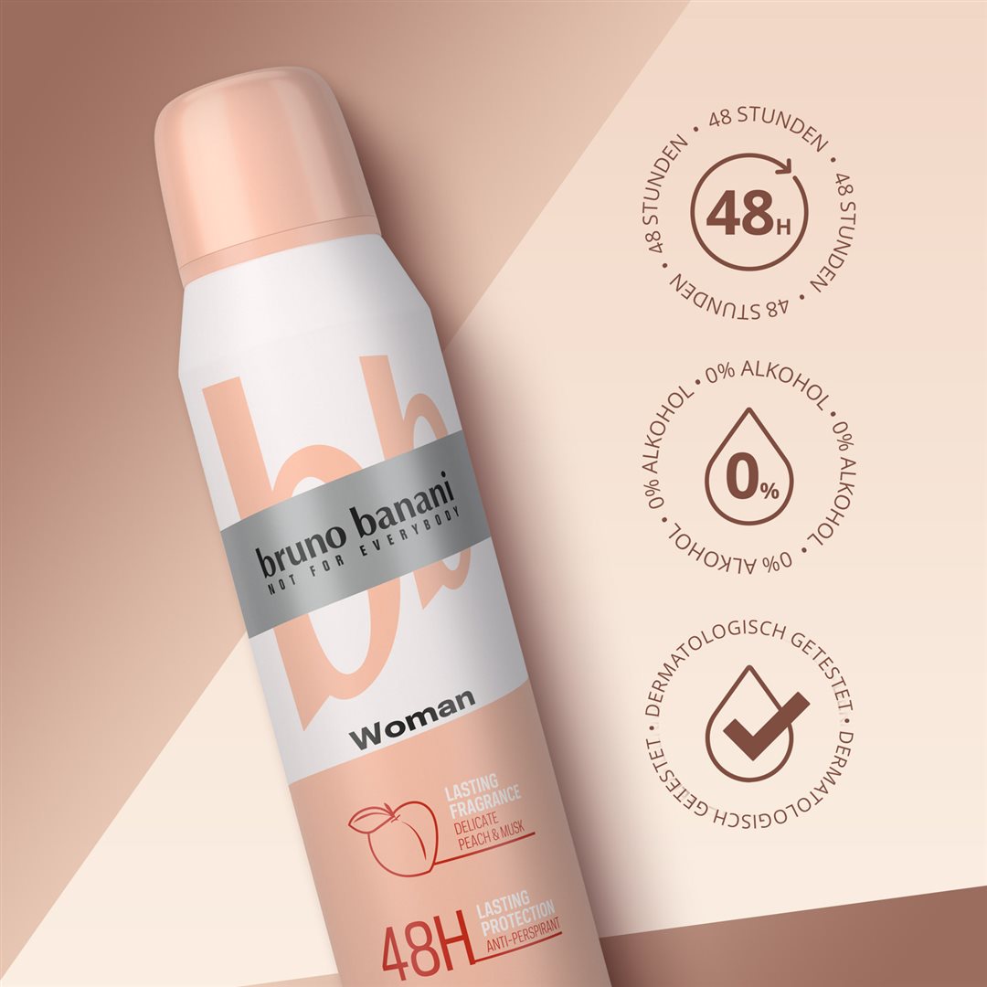 Bruno Banani Woman Peach & Musk Antitranspirant Spray (150ml)