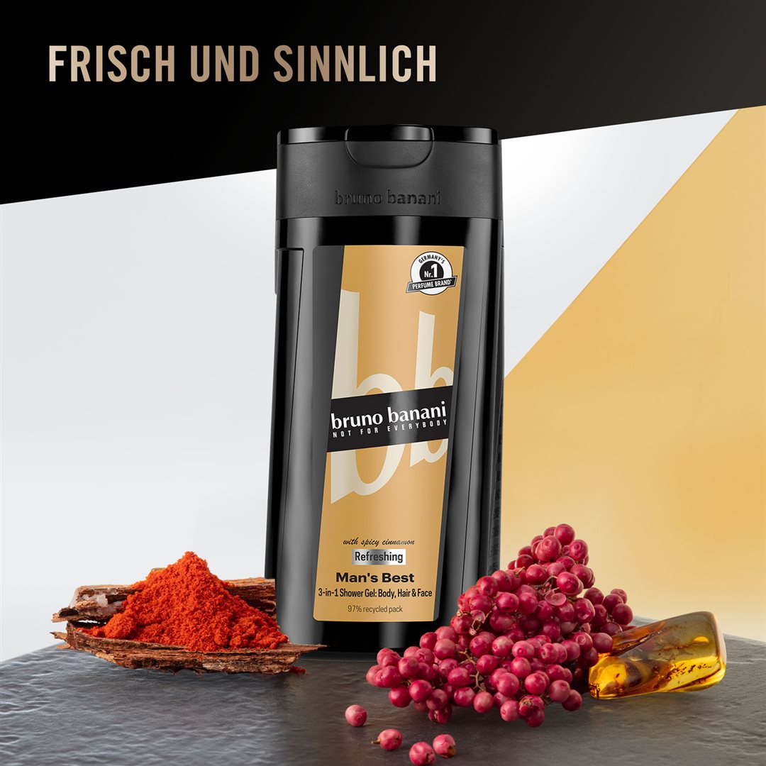 Bruno Banani Man's Best 3in1 Duschgel (250ml)