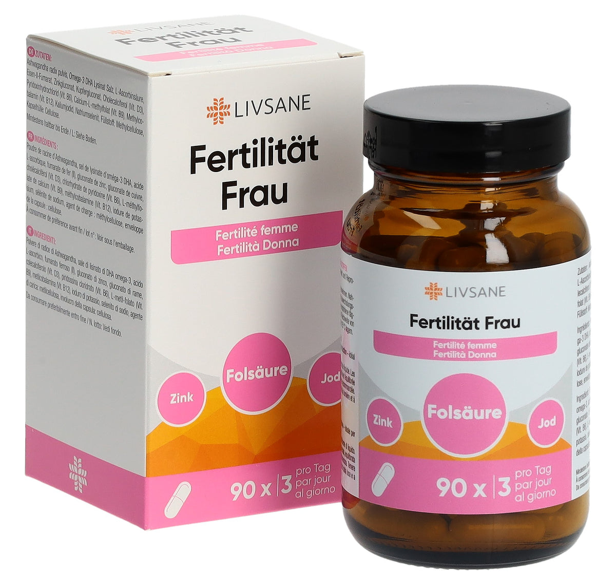 Livsane Fertilität Frau Kapseln (90 Stk)